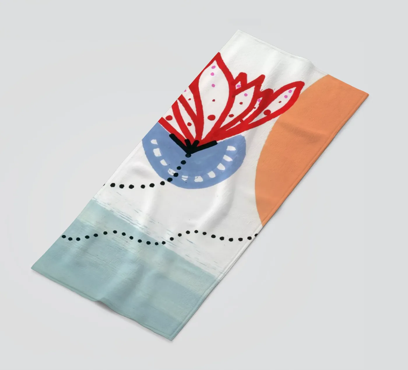 Fleur serviette de plage de gtobonart