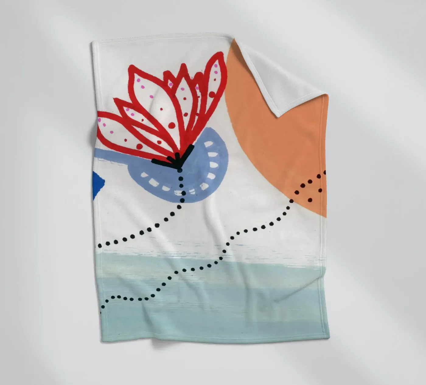 Flower fleecedeken van gtobonart