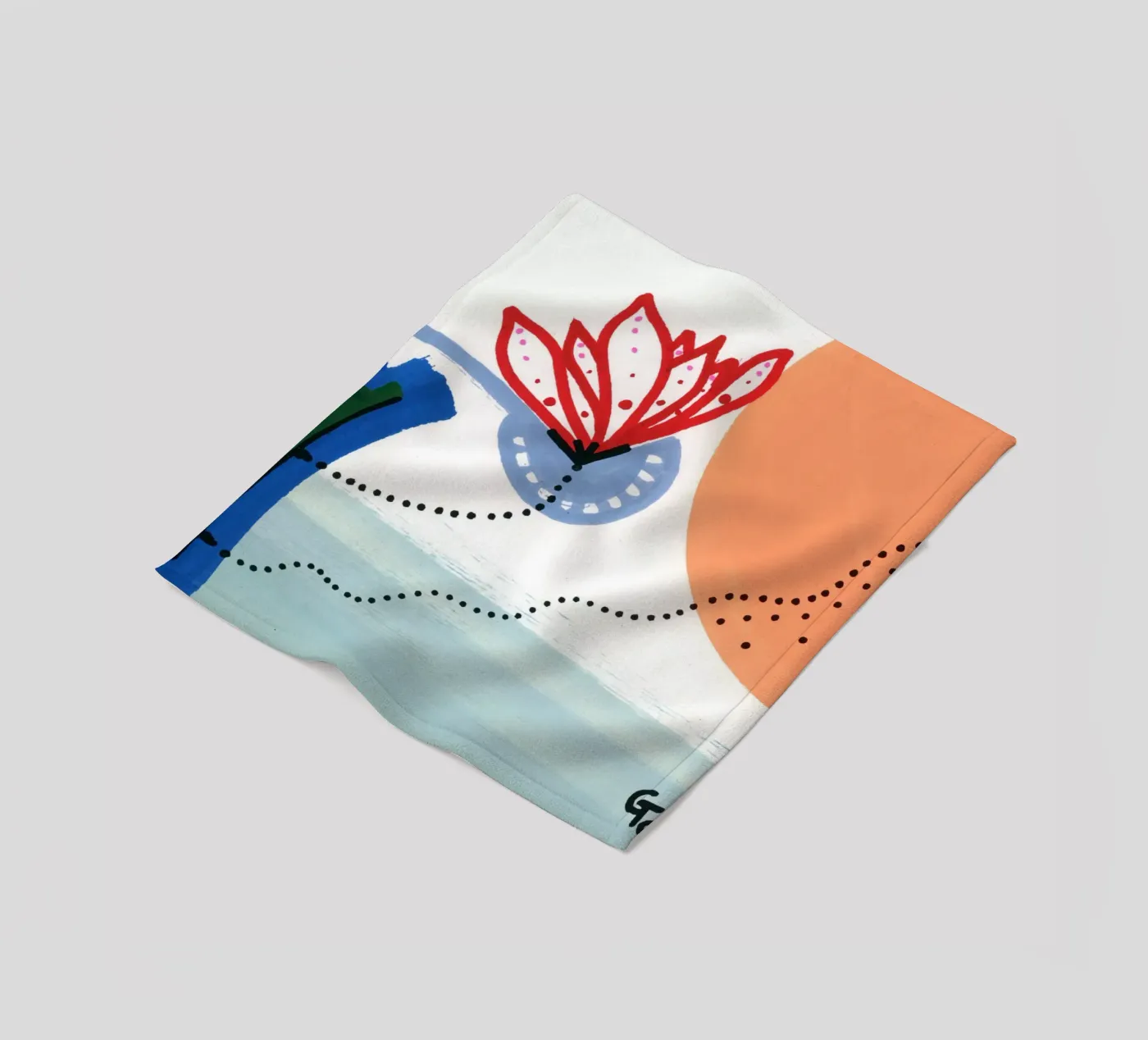 Flower fleecedeken van gtobonart