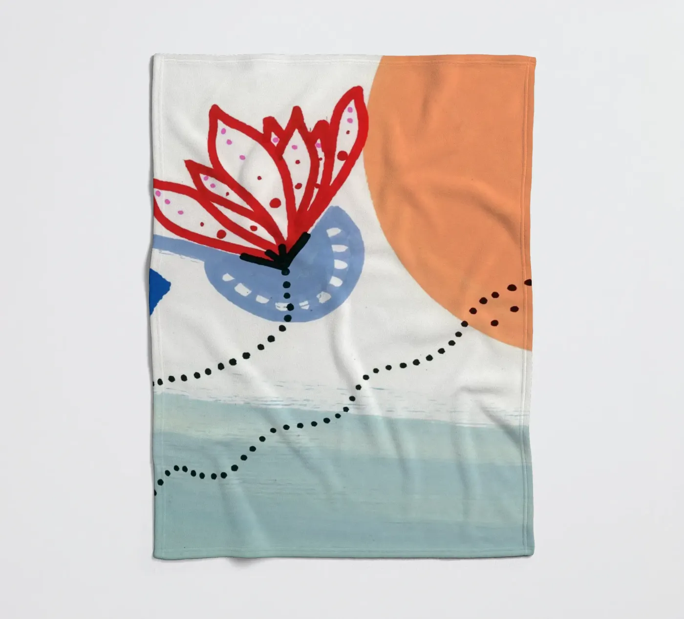 Flower fleecedeken van gtobonart