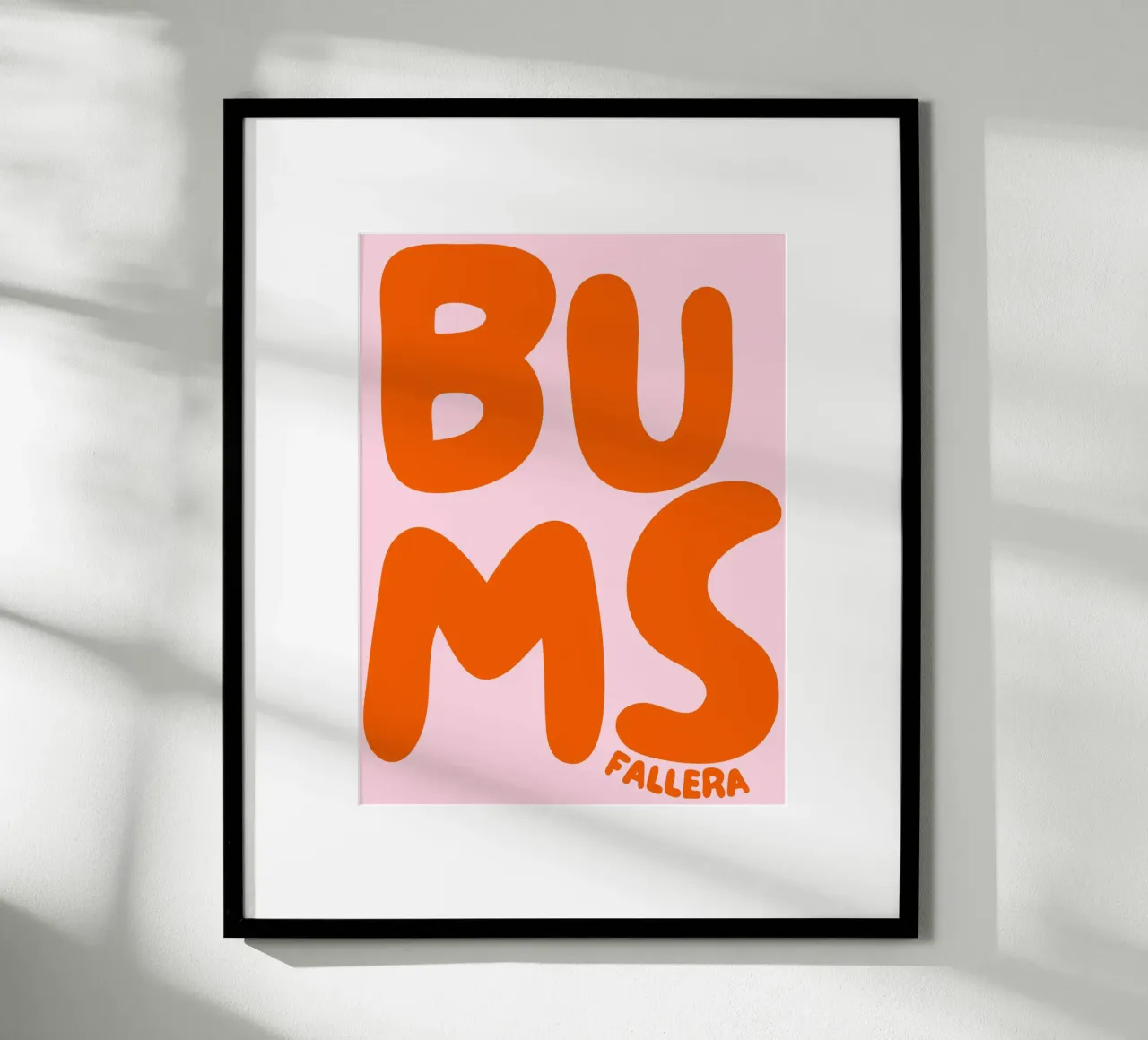 Bums Fallera poster da DigiWunderwerk