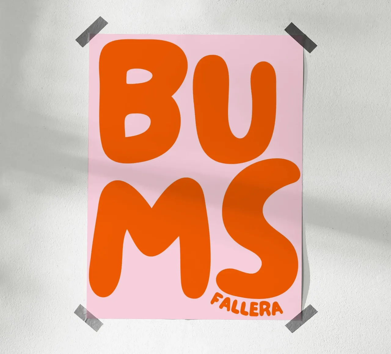 Bums Fallera poster da DigiWunderwerk