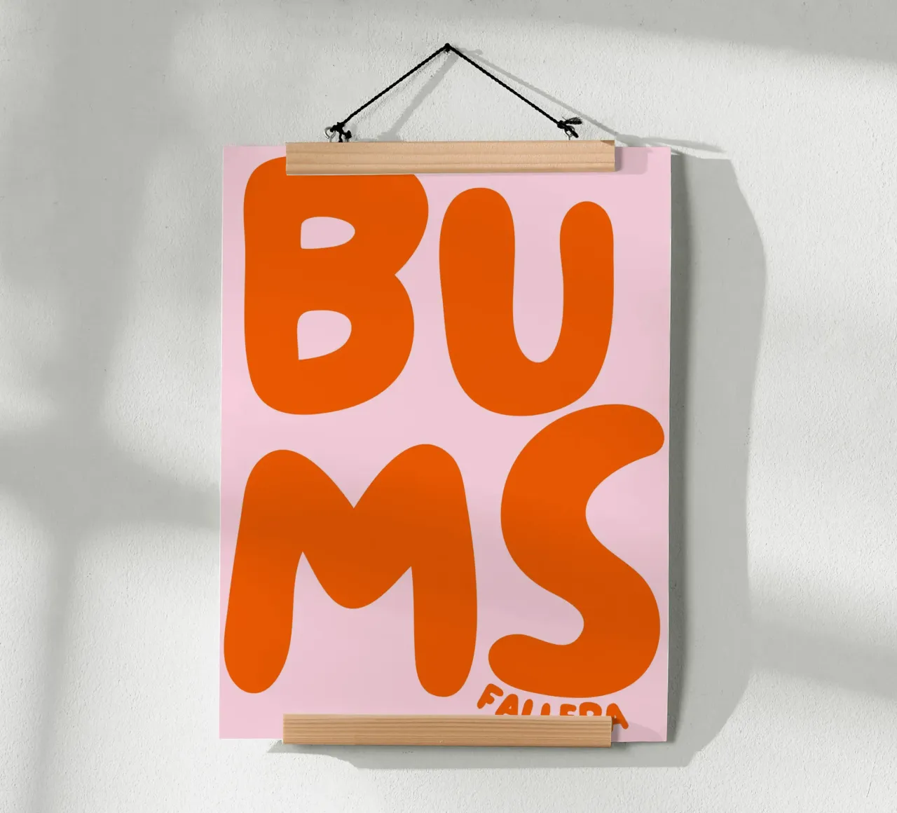 Bums Fallera poster da DigiWunderwerk