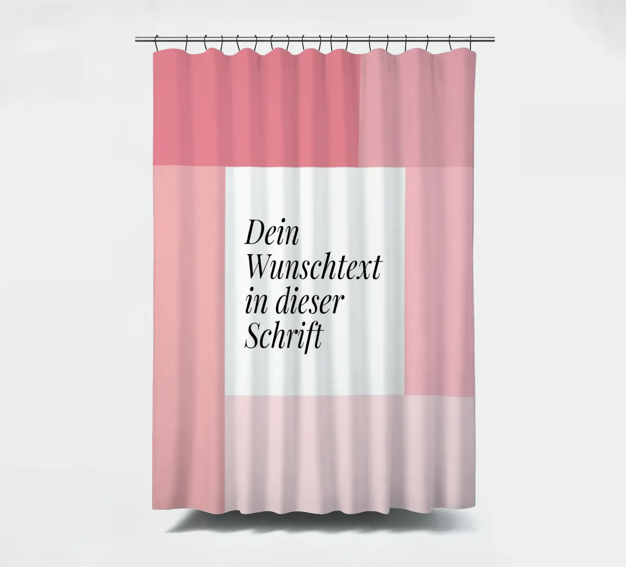 Wunschtext - geometrisch rosa tenda da doccia da BAINAI BRICK