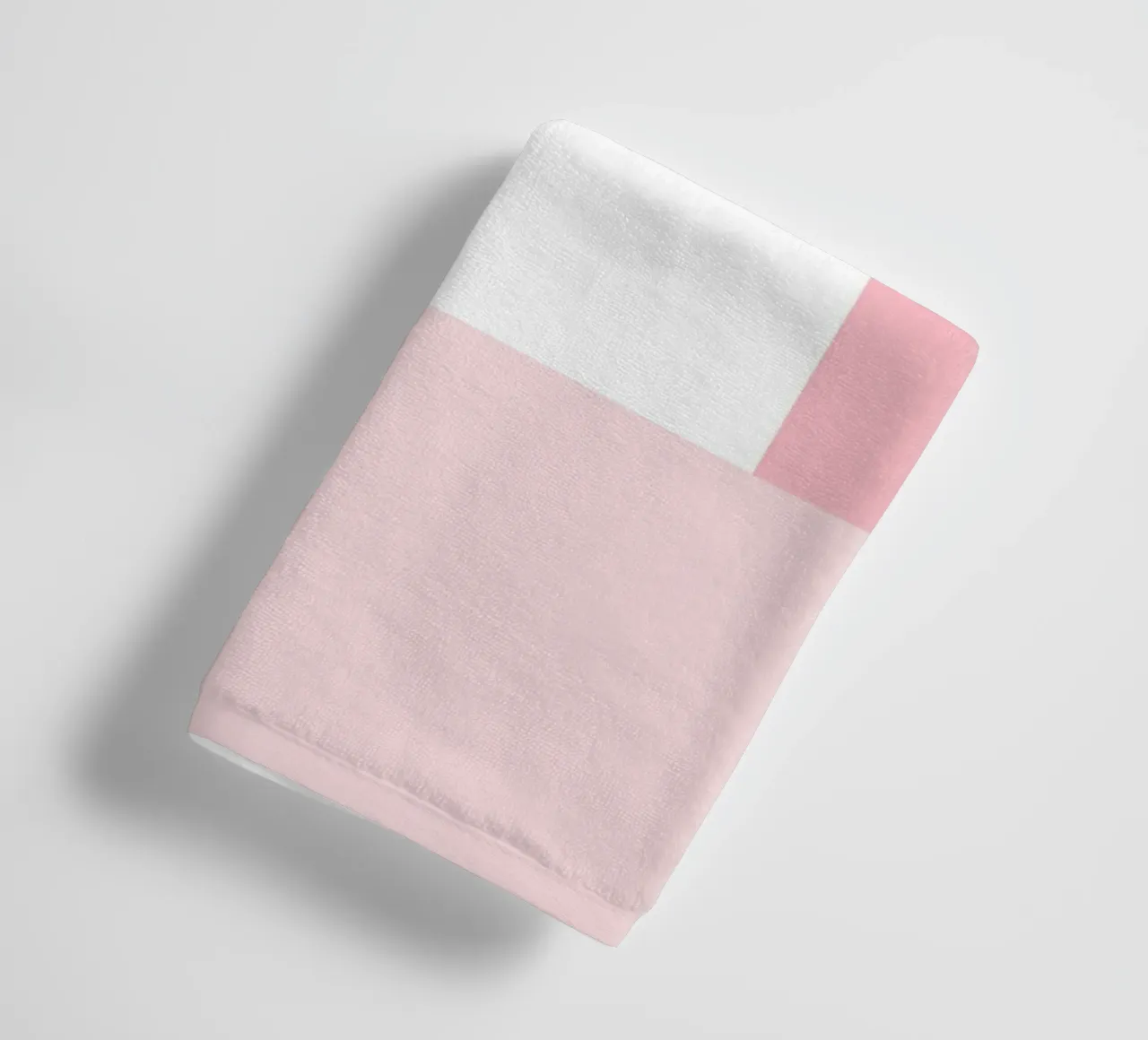 Wunschtext - geometrisch rosa asciugamano da bagno da BAINAI BRICK