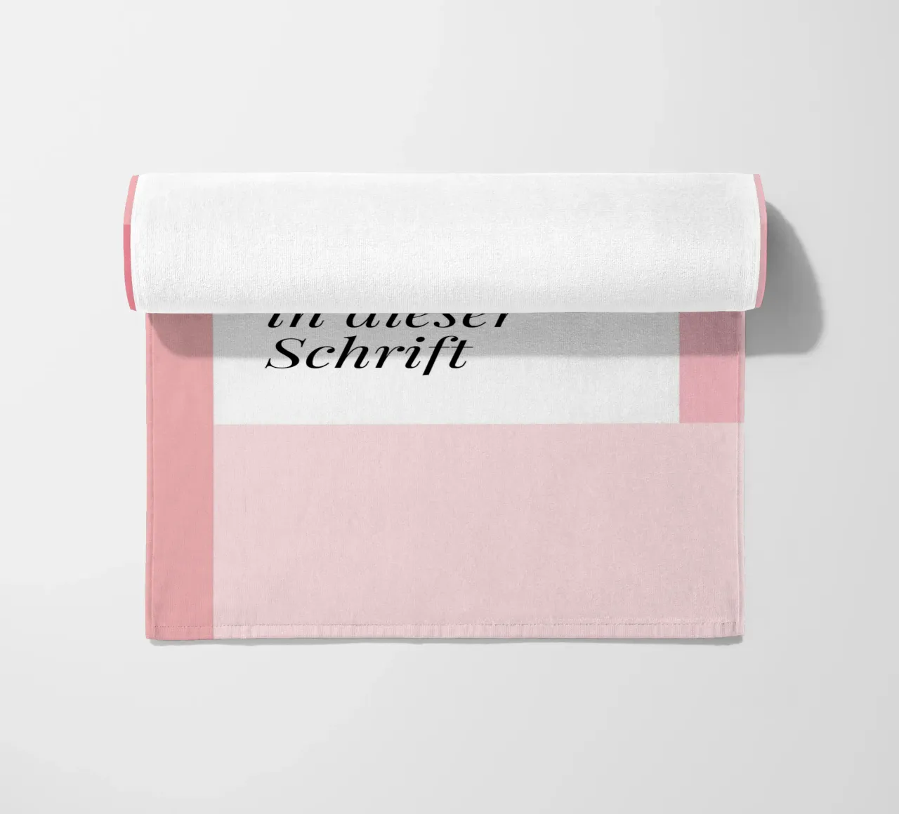 Wunschtext - geometrisch rosa telo mare da BAINAI BRICK