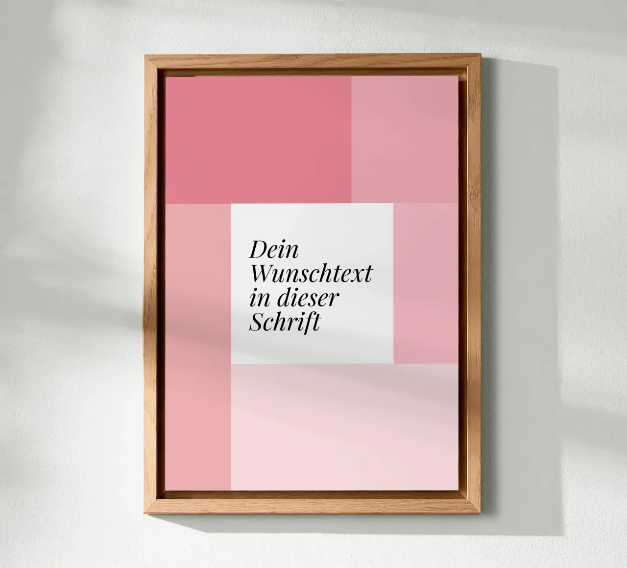 Wunschtext - geometrisch rosa pannello forex da BAINAI BRICK