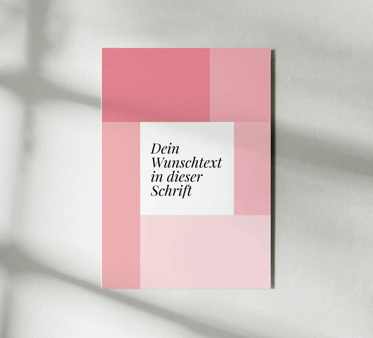 Wunschtext - geometrisch rosa pannello forex da BAINAI BRICK