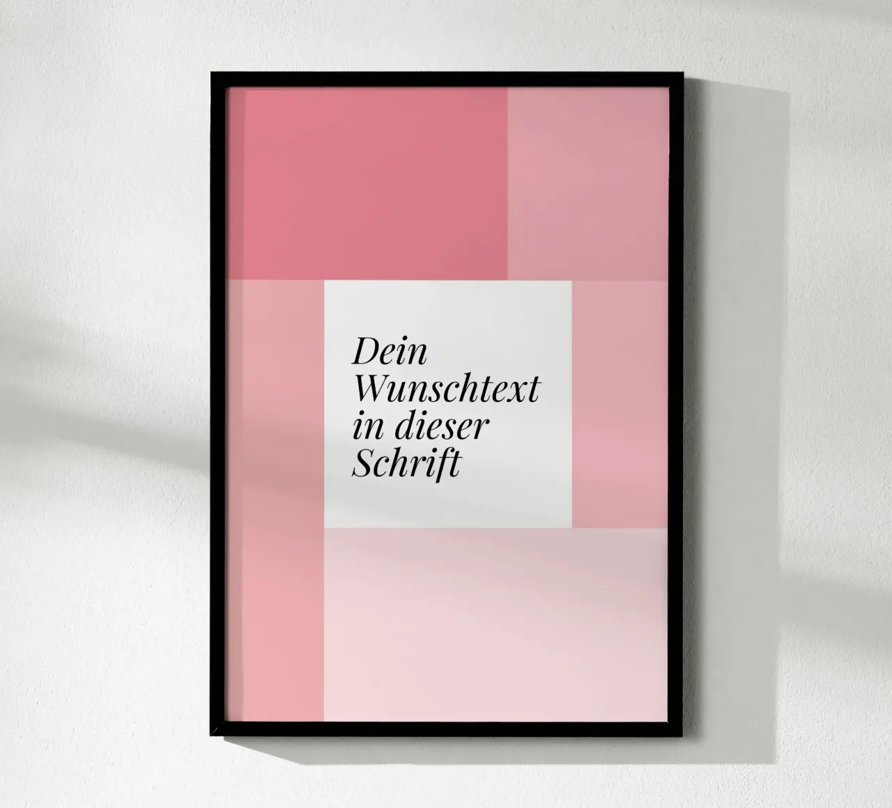 Wunschtext - geometrisch rosa carta hahnemühle da BAINAI BRICK