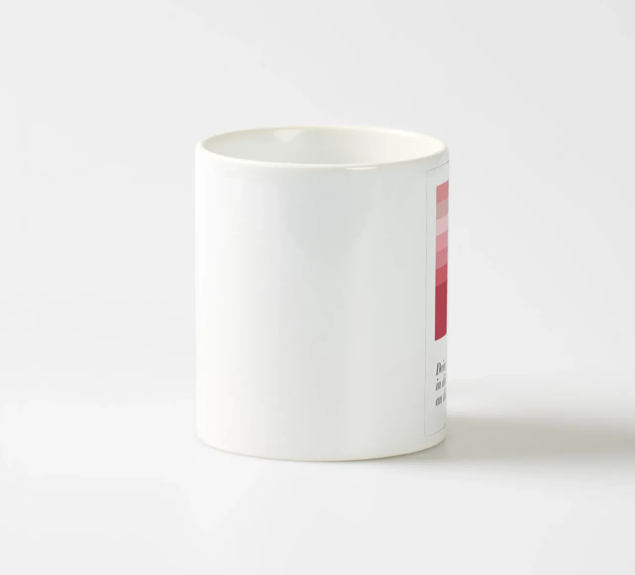 Wunschtext - bricks pastell tazza in ceramica da BAINAI BRICK