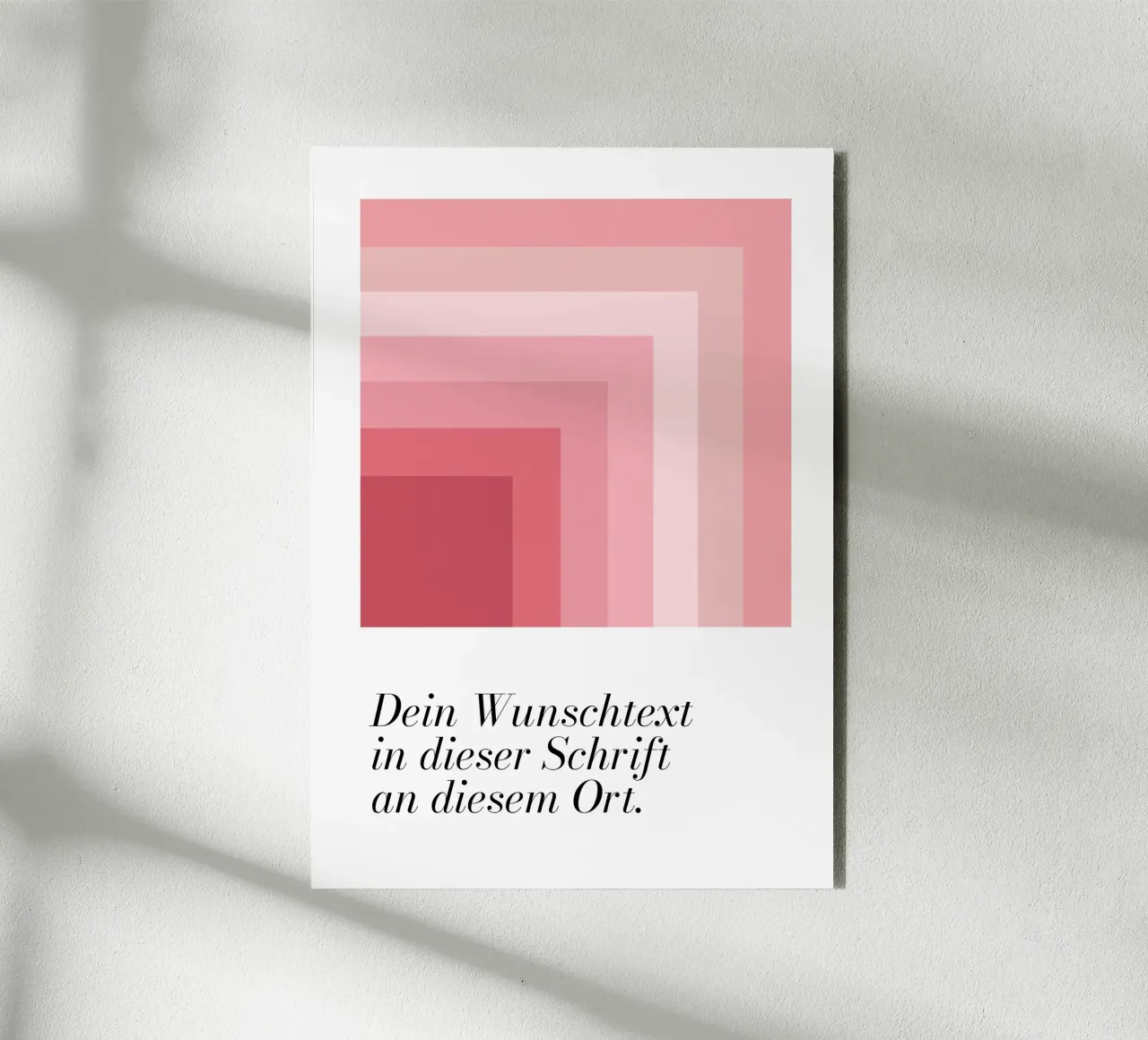 Wunschtext - bricks pastell alluminio dibond da BAINAI BRICK