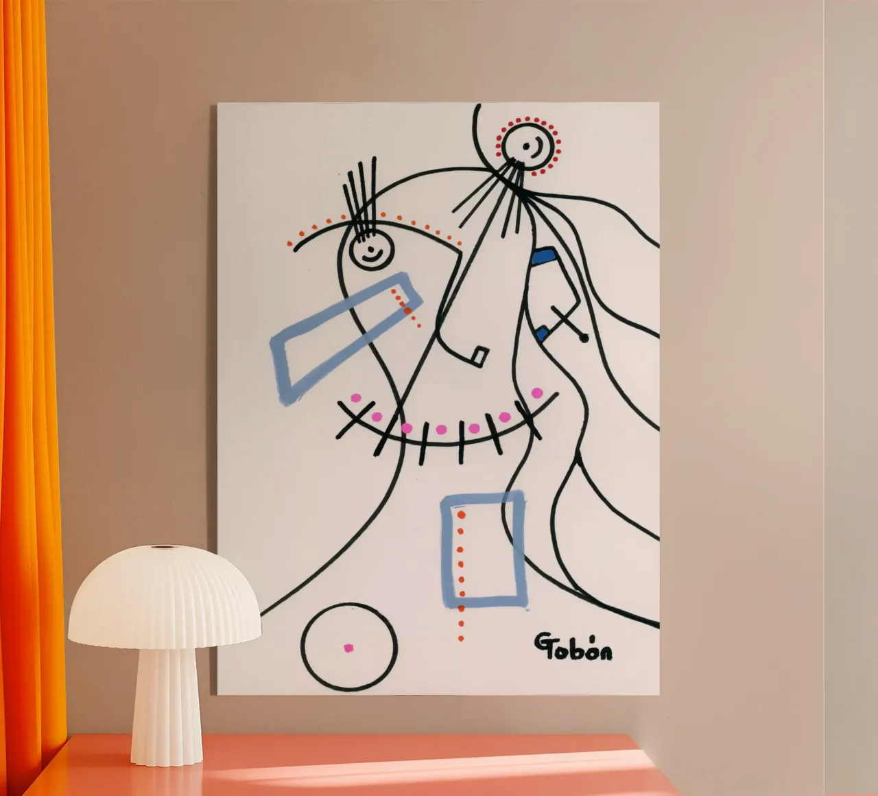 Droom acryl van gtobonart