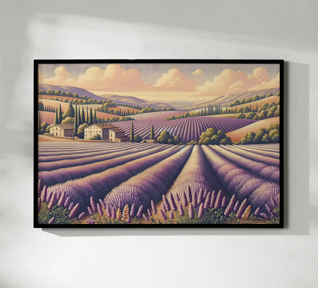 Poster de lavande de Provence, France hahnemühle de Wanderlust Vibes