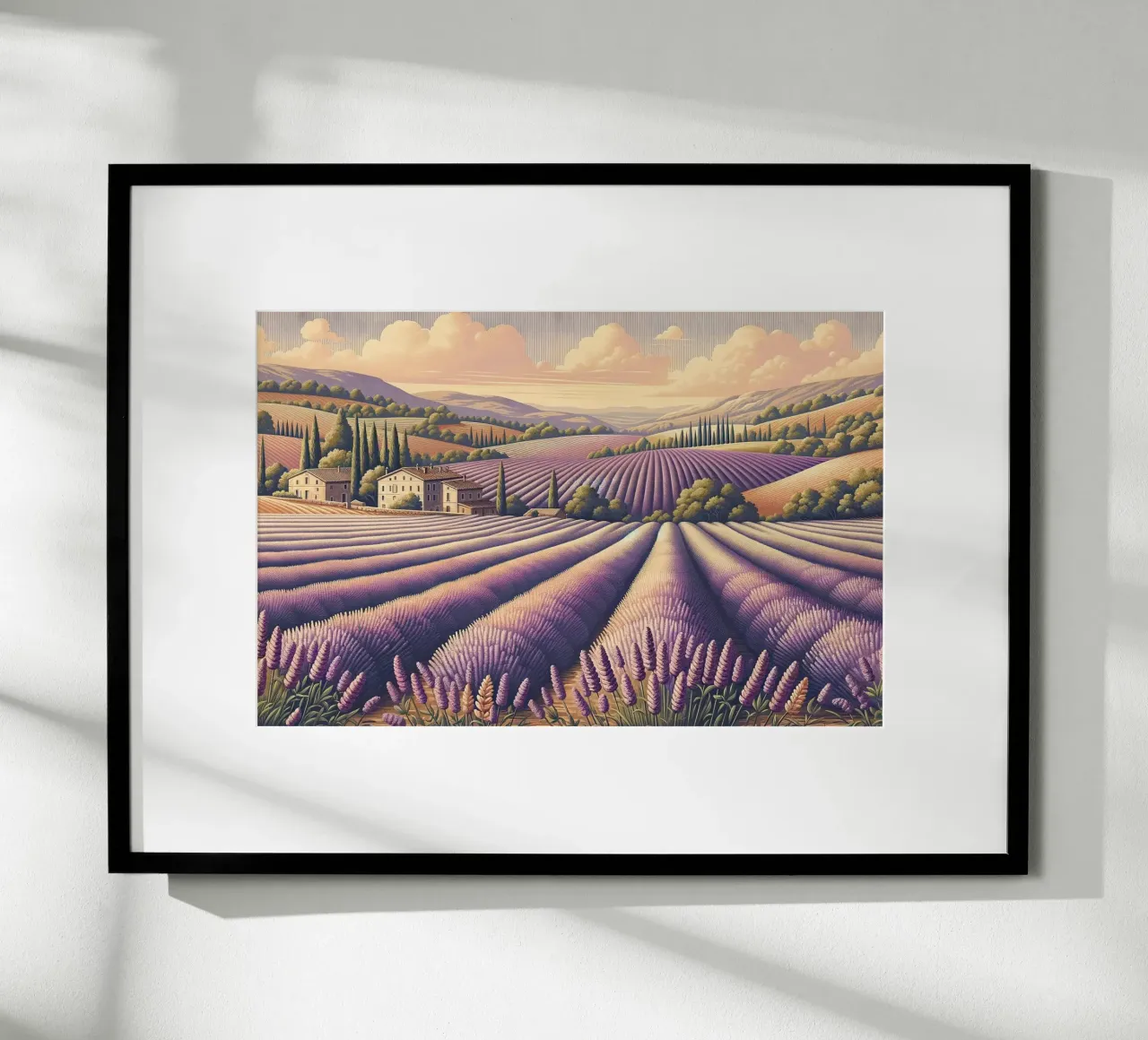 Poster de lavande de Provence, France hahnemühle de Wanderlust Vibes