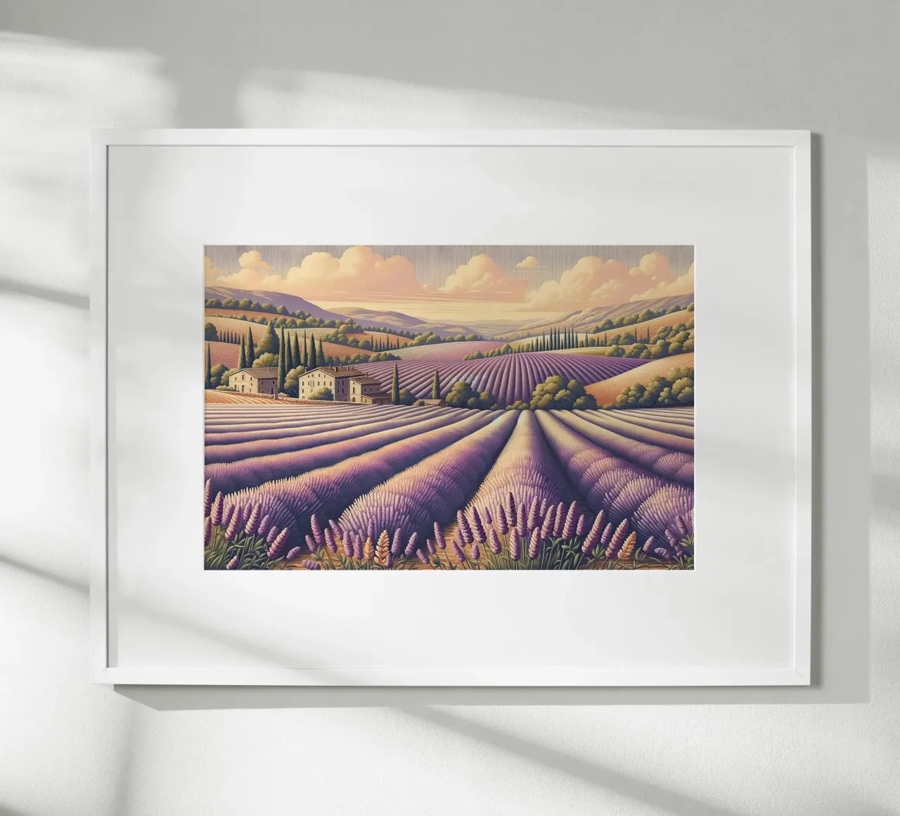 Poster de lavande de Provence, France hahnemühle de Wanderlust Vibes