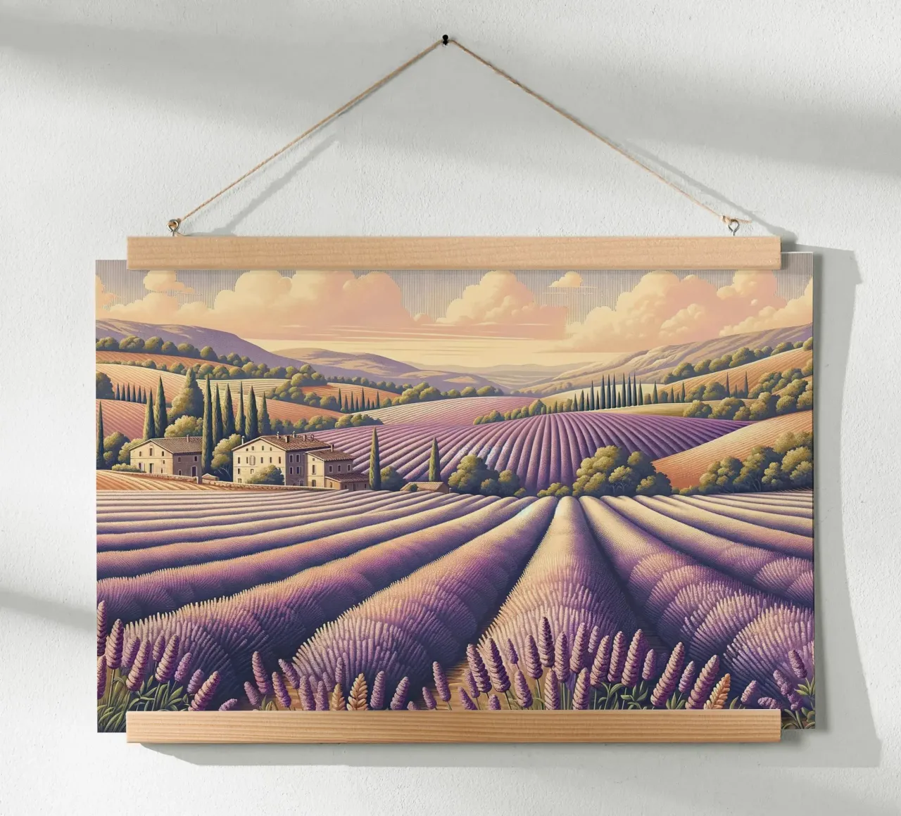 Poster de lavande de Provence, France hahnemühle de Wanderlust Vibes