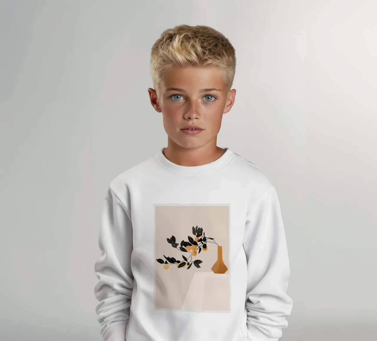 Sinaasappels 6 kinder sweatshirt van ThingDesign