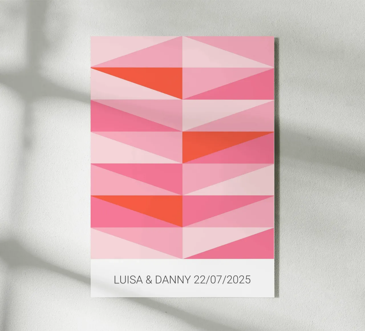 Wunschtext - Rosa Pastell plexiglass da BAINAI BRICK