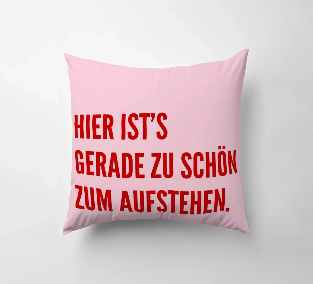 Hier ist's gerade zu schön zum aufstehen cuscino da DigiWunderwerk