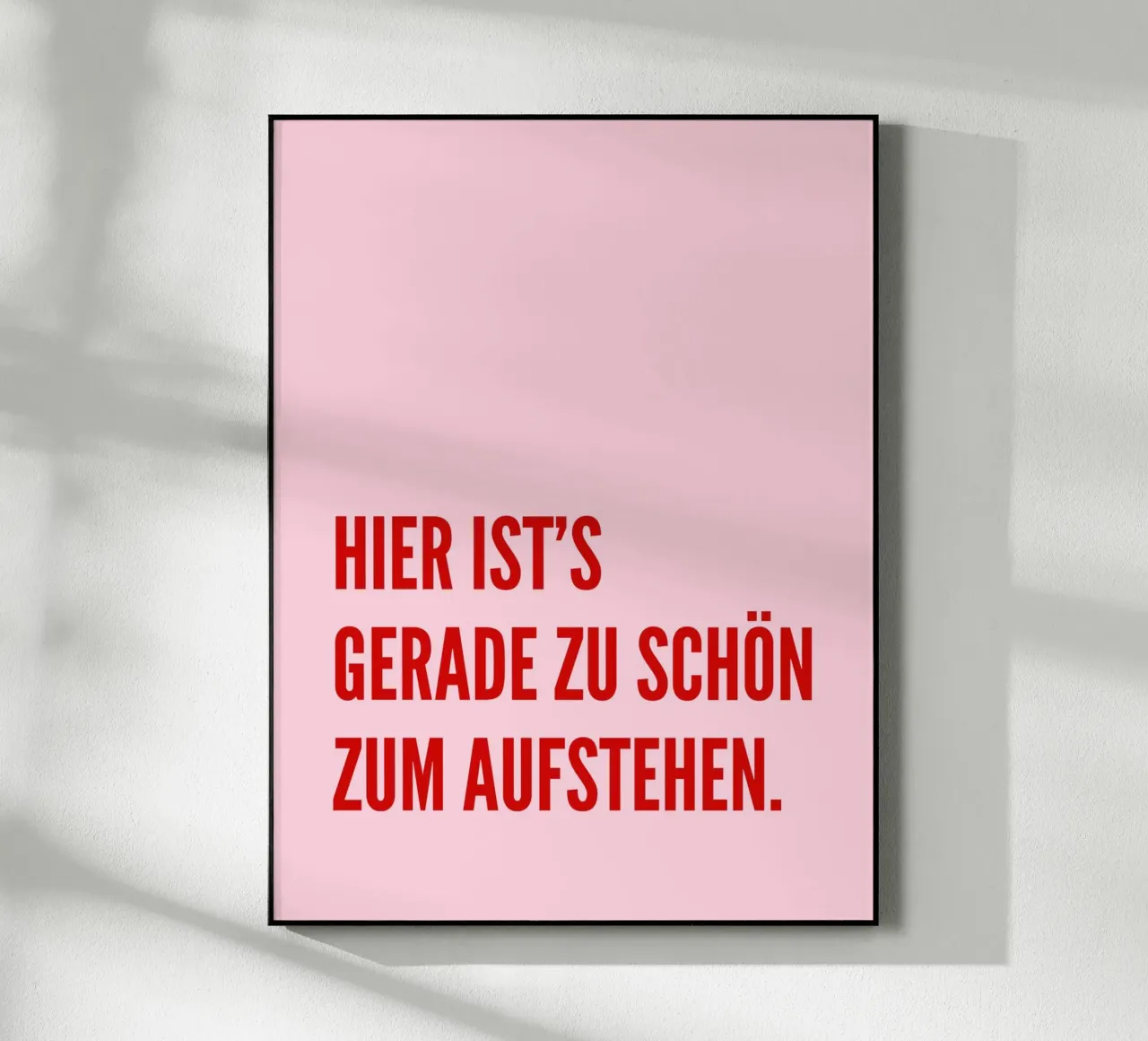 Hier ist's gerade zu schön zum aufstehen plexiglass da DigiWunderwerk