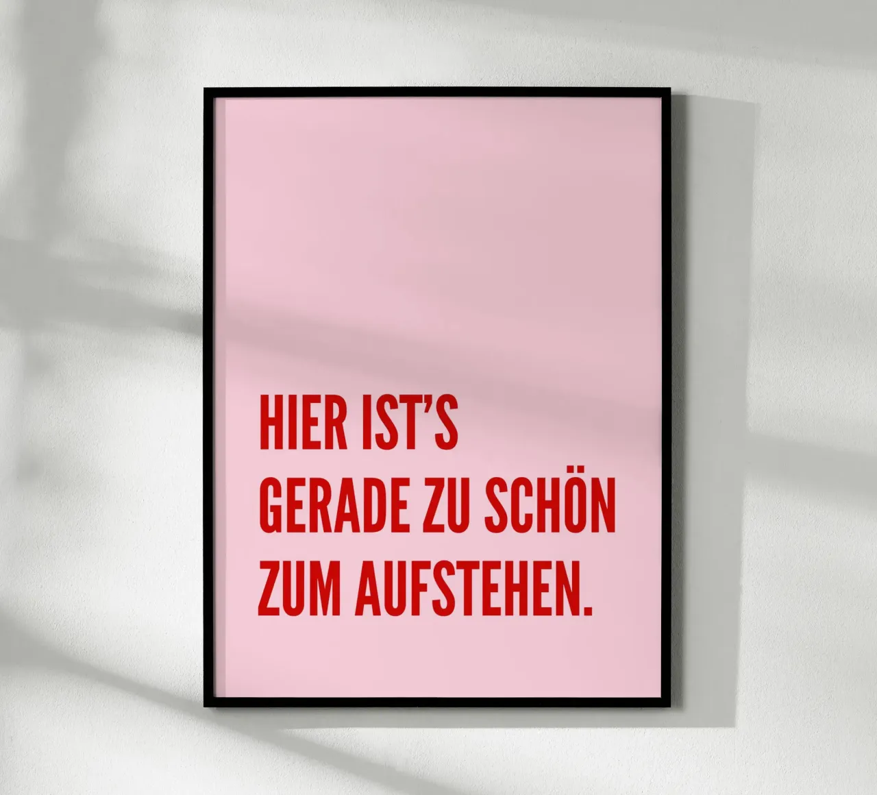 Hier ist's gerade zu schön zum aufstehen carta hahnemühle da DigiWunderwerk