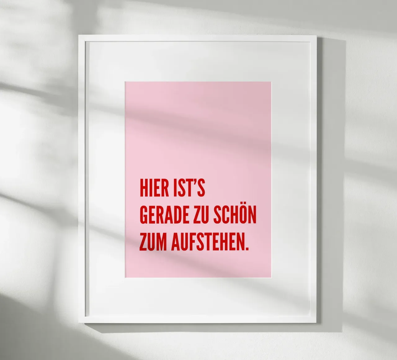 Hier ist's gerade zu schön zum aufstehen carta hahnemühle da DigiWunderwerk