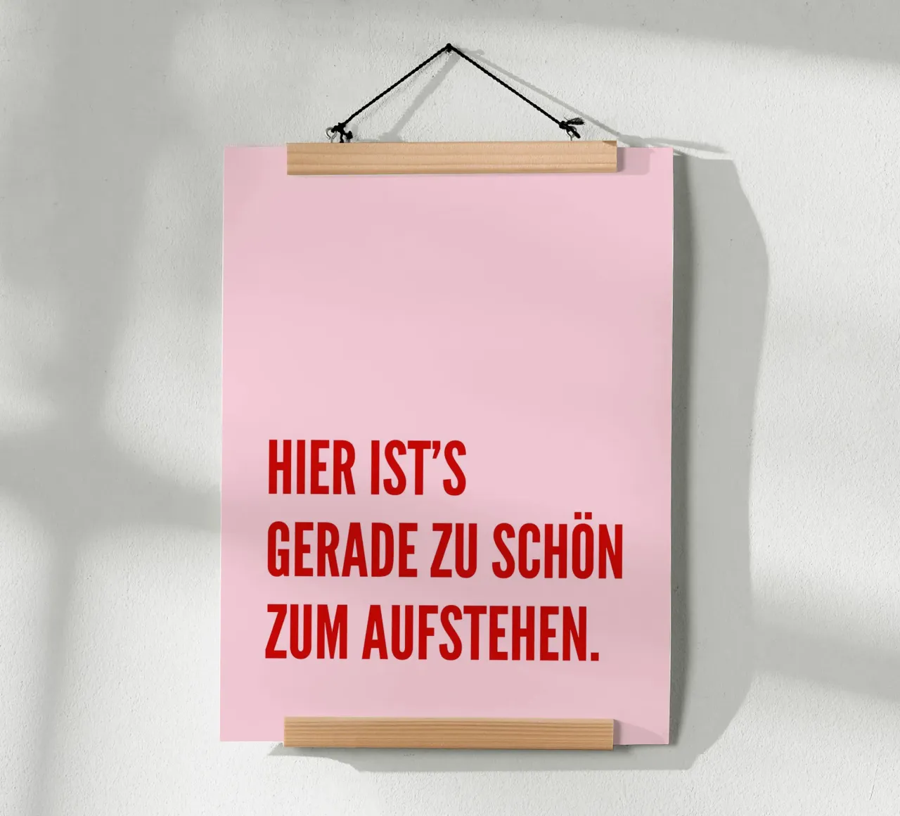 Hier ist's gerade zu schön zum aufstehen carta hahnemühle da DigiWunderwerk