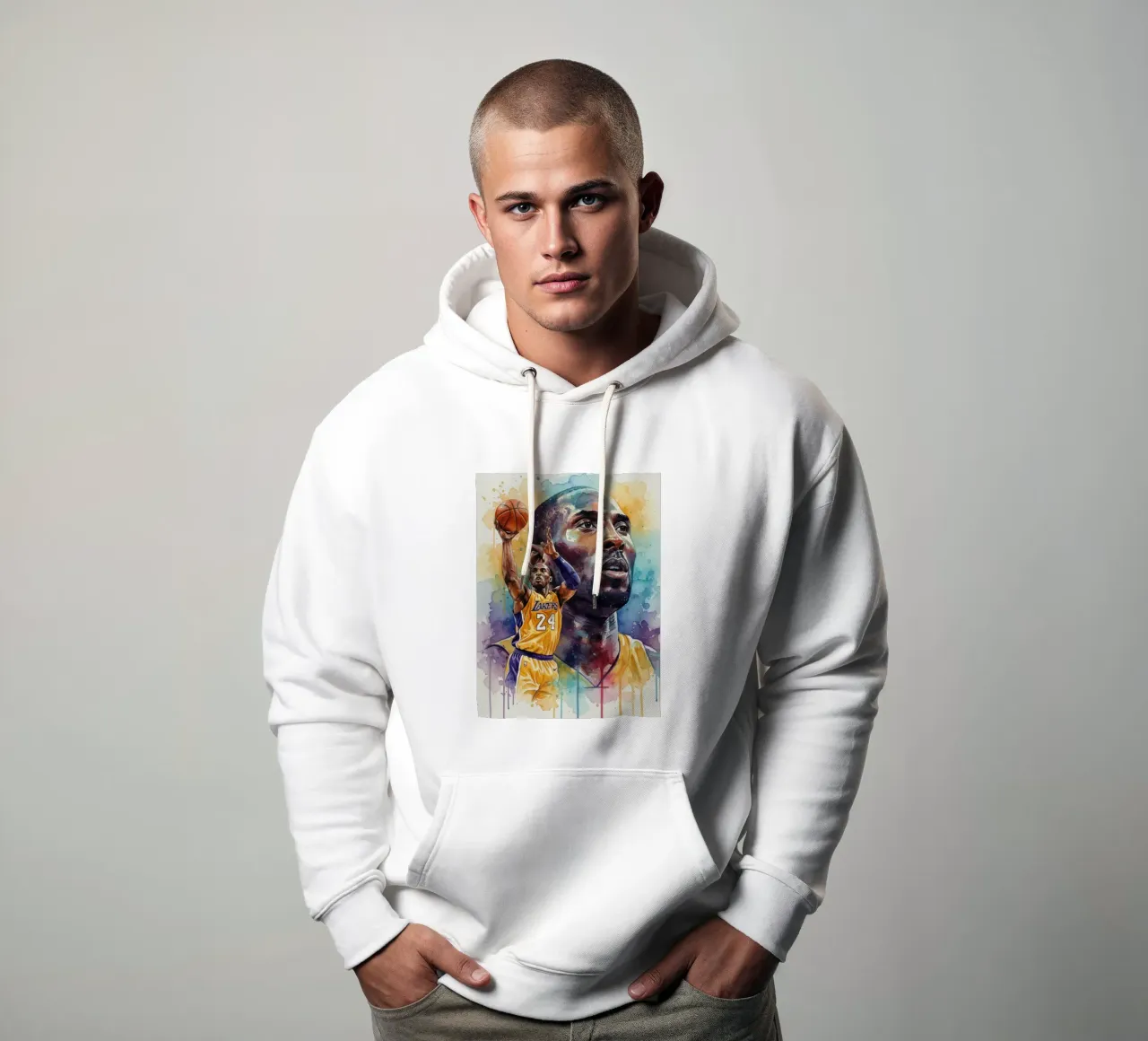 Kobe Bryant colorido sudadera con capucha de Kalis
