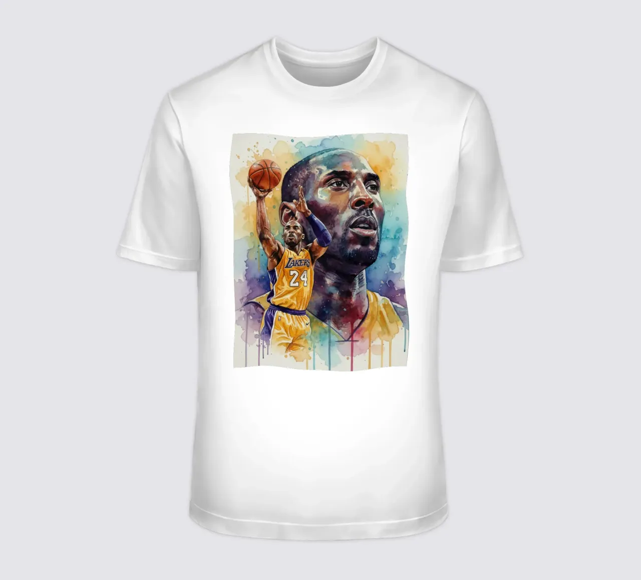 Kobe Bryant colorato t-shirt da Kalis