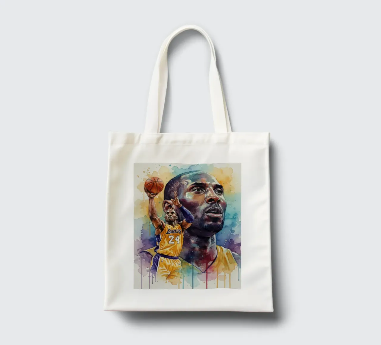 Kobe Bryant colorato borsa in juta da Kalis