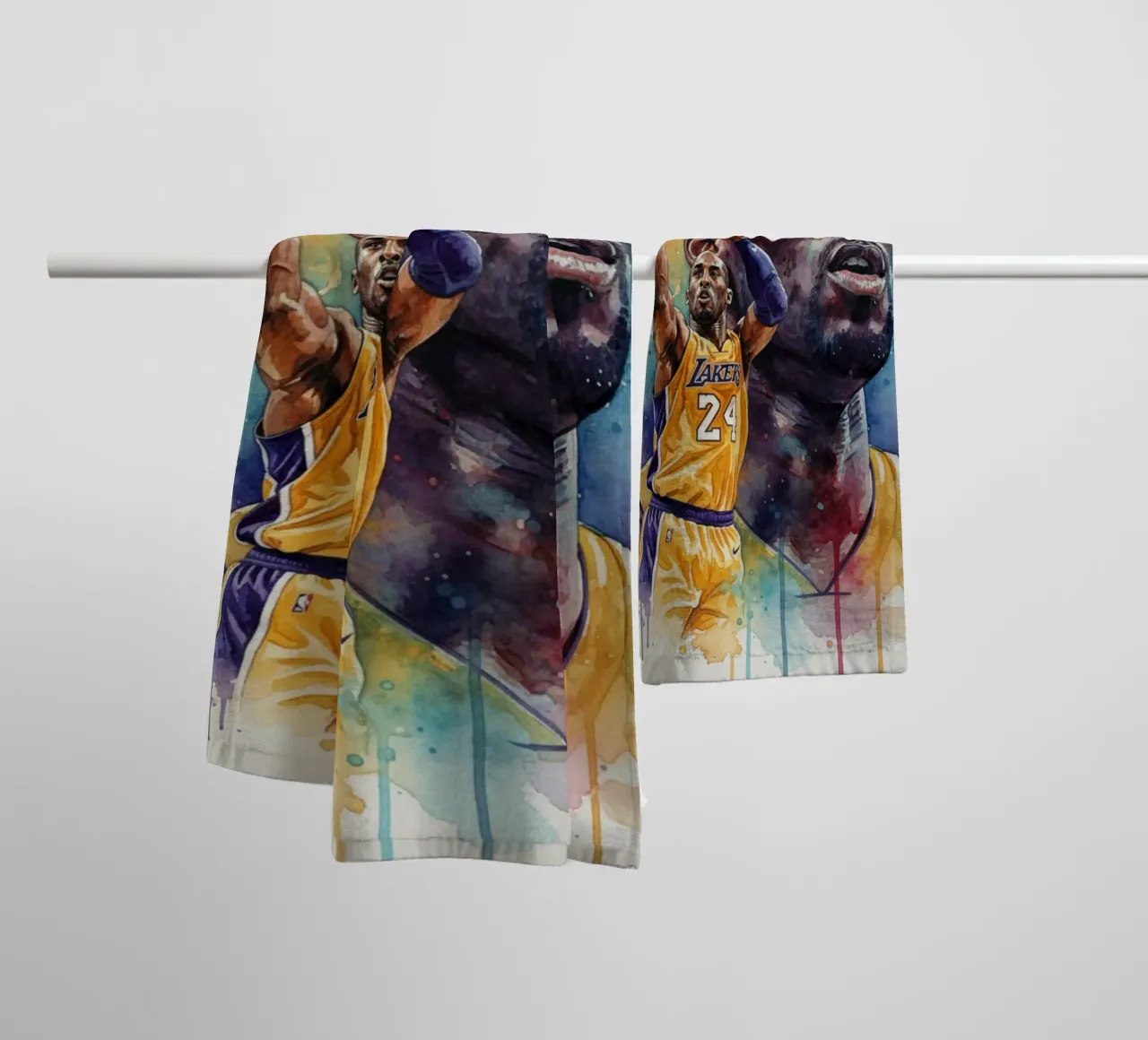 Kobe Bryant colorato asciugamano da bagno da Kalis