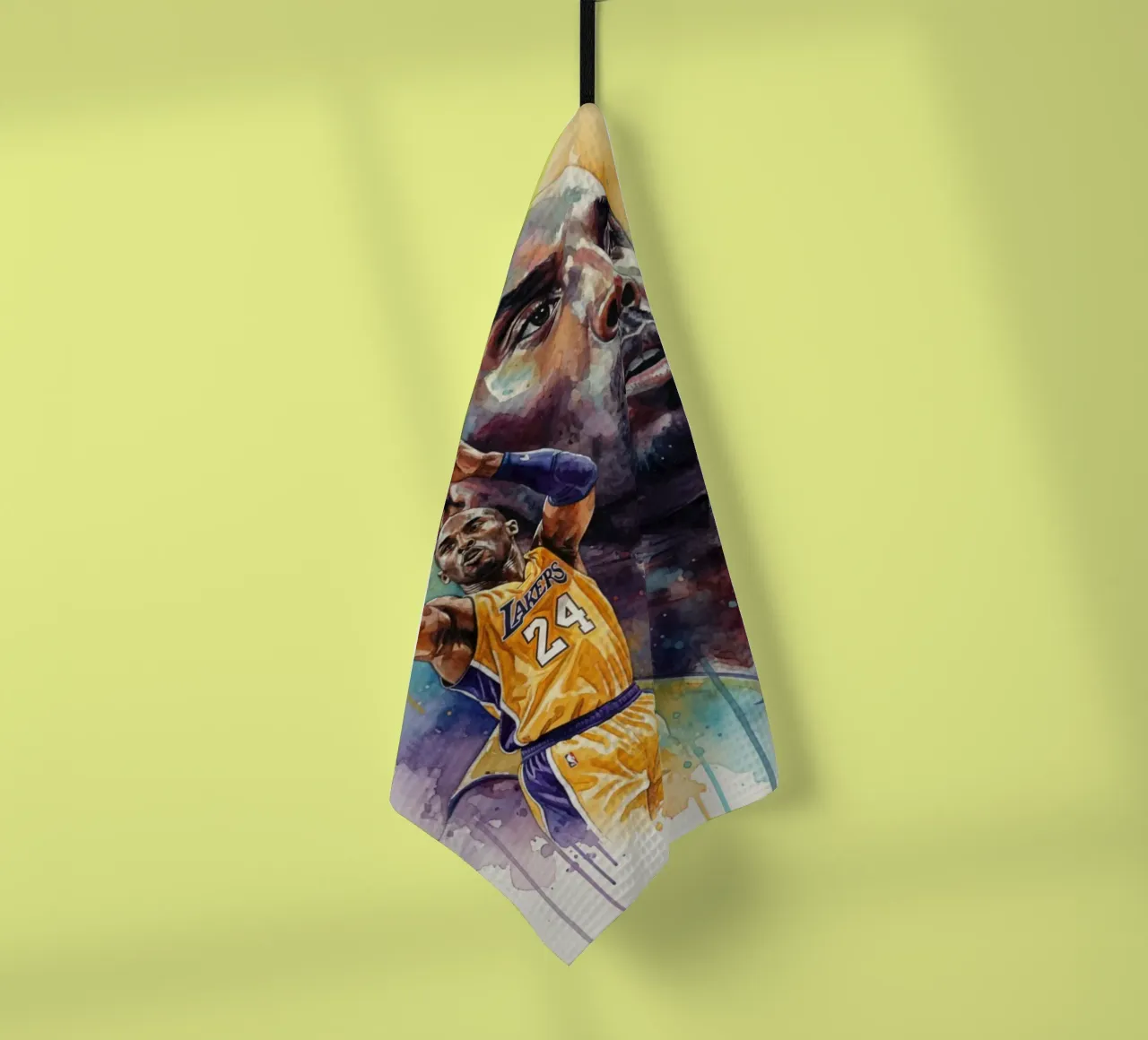 Kobe Bryant coloré torchon de Kalis