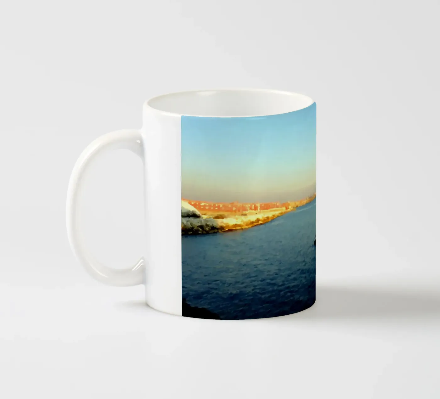 Naples ceramic mug by Piccola Serenata