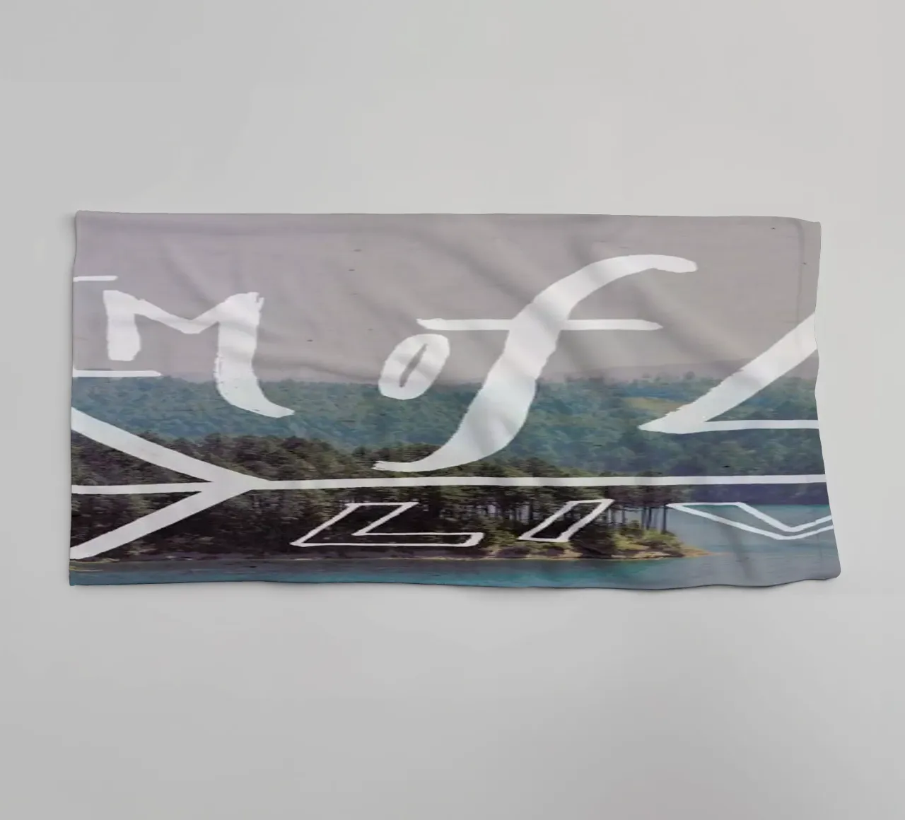 The Aim of Life towel by Leah Flores