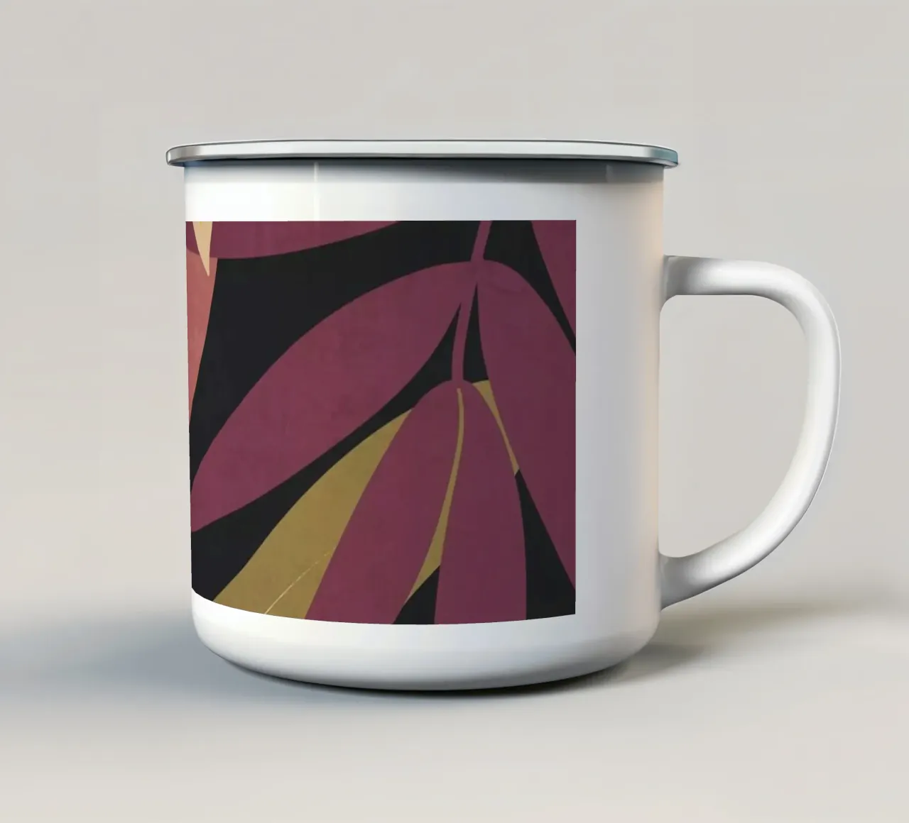 Giungla Astratta 16 tazza in smalto da ThingDesign