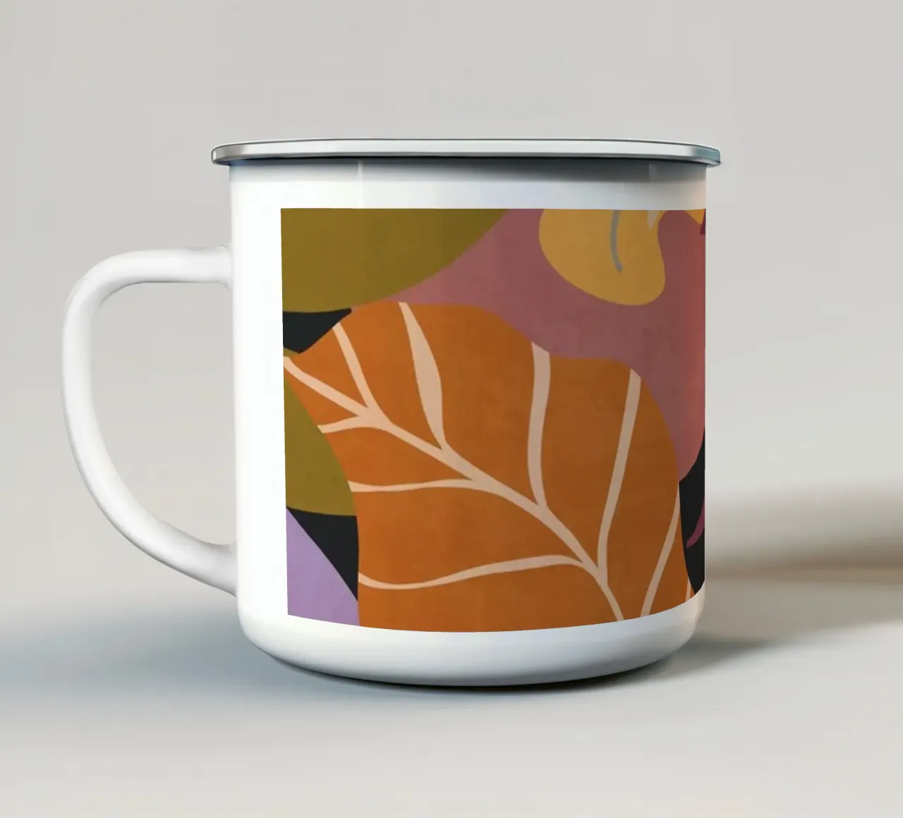 Giungla Astratta 16 tazza in smalto da ThingDesign