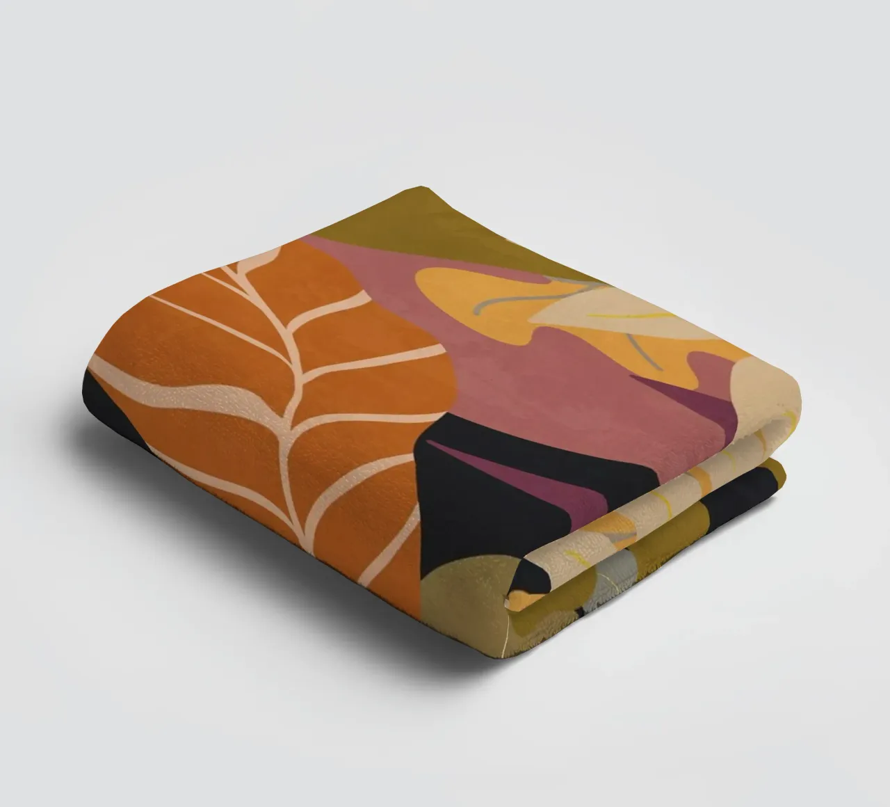 Jungle Abstract 16 towel by ThingDesign