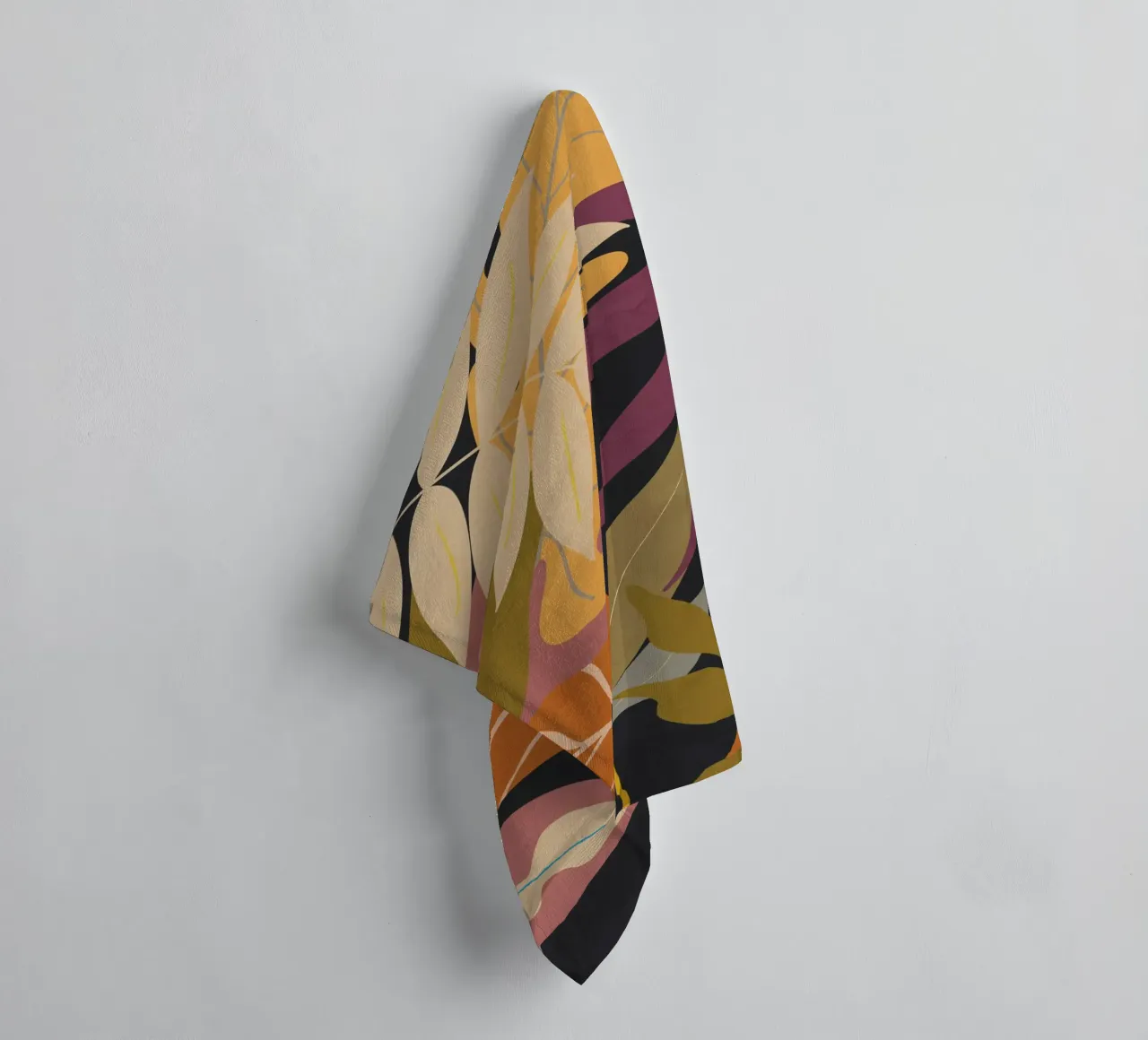 Jungle Abstract 16 towel by ThingDesign