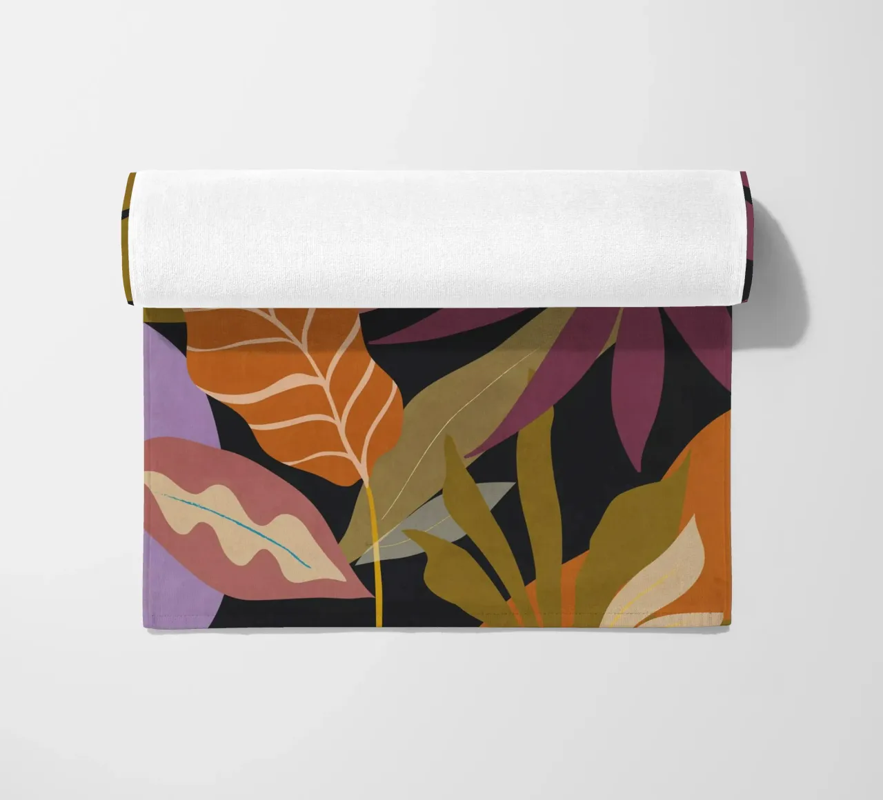 Jungle Abstract 16 beach towel by ThingDesign