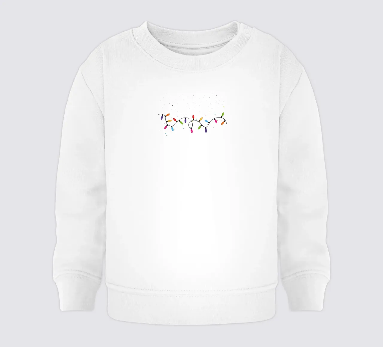 Lampadine di Natale felpa neonato da GalerieGG