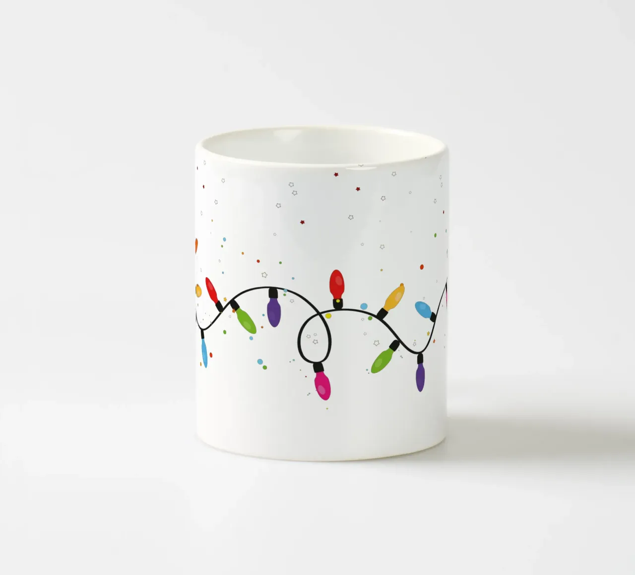 Lampadine di Natale tazza in ceramica da GalerieGG