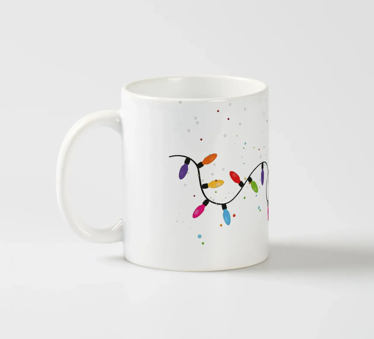 Lampadine di Natale tazza in ceramica da GalerieGG