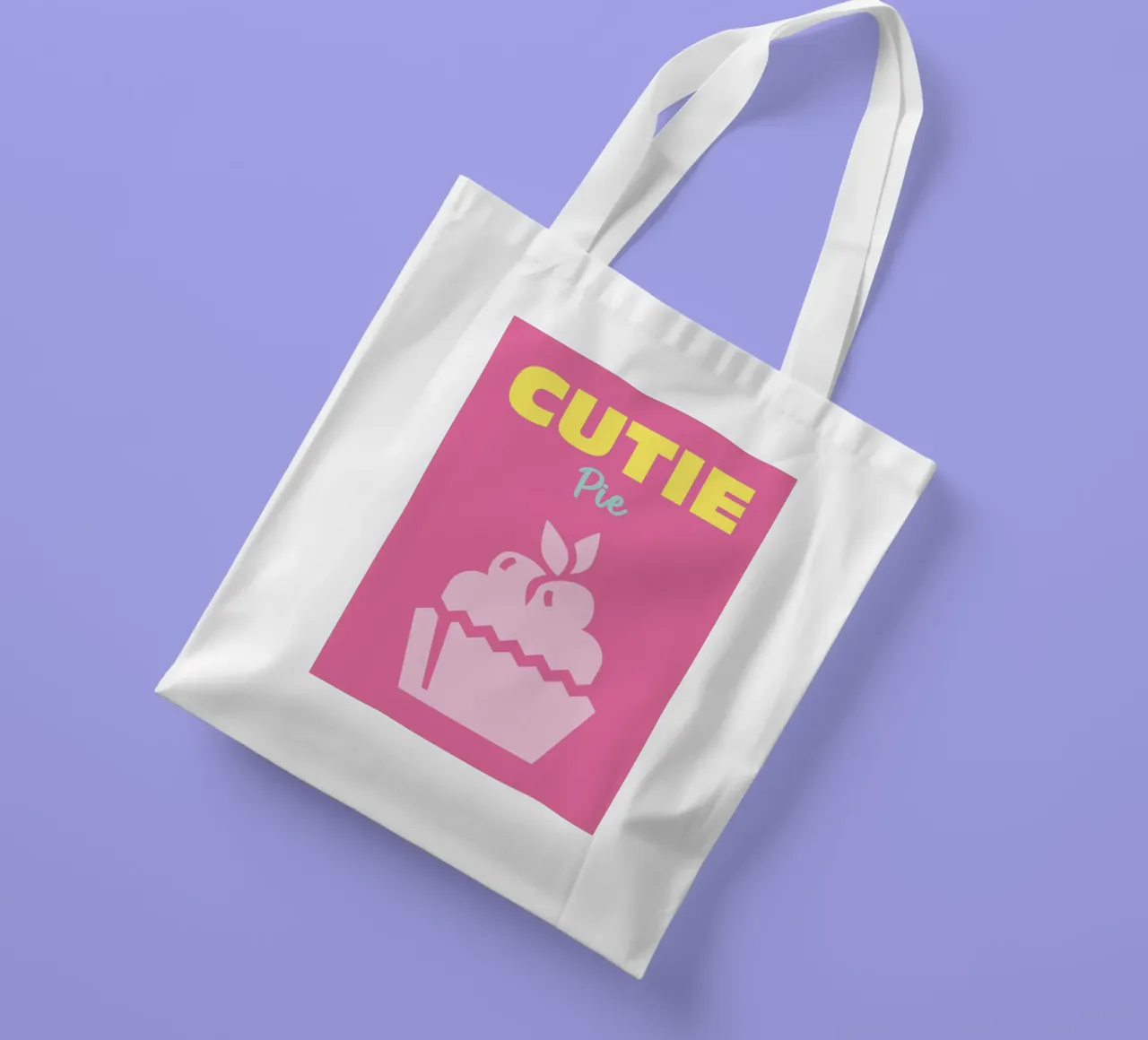 Cutie Pie borsa in juta da Colorful Homes