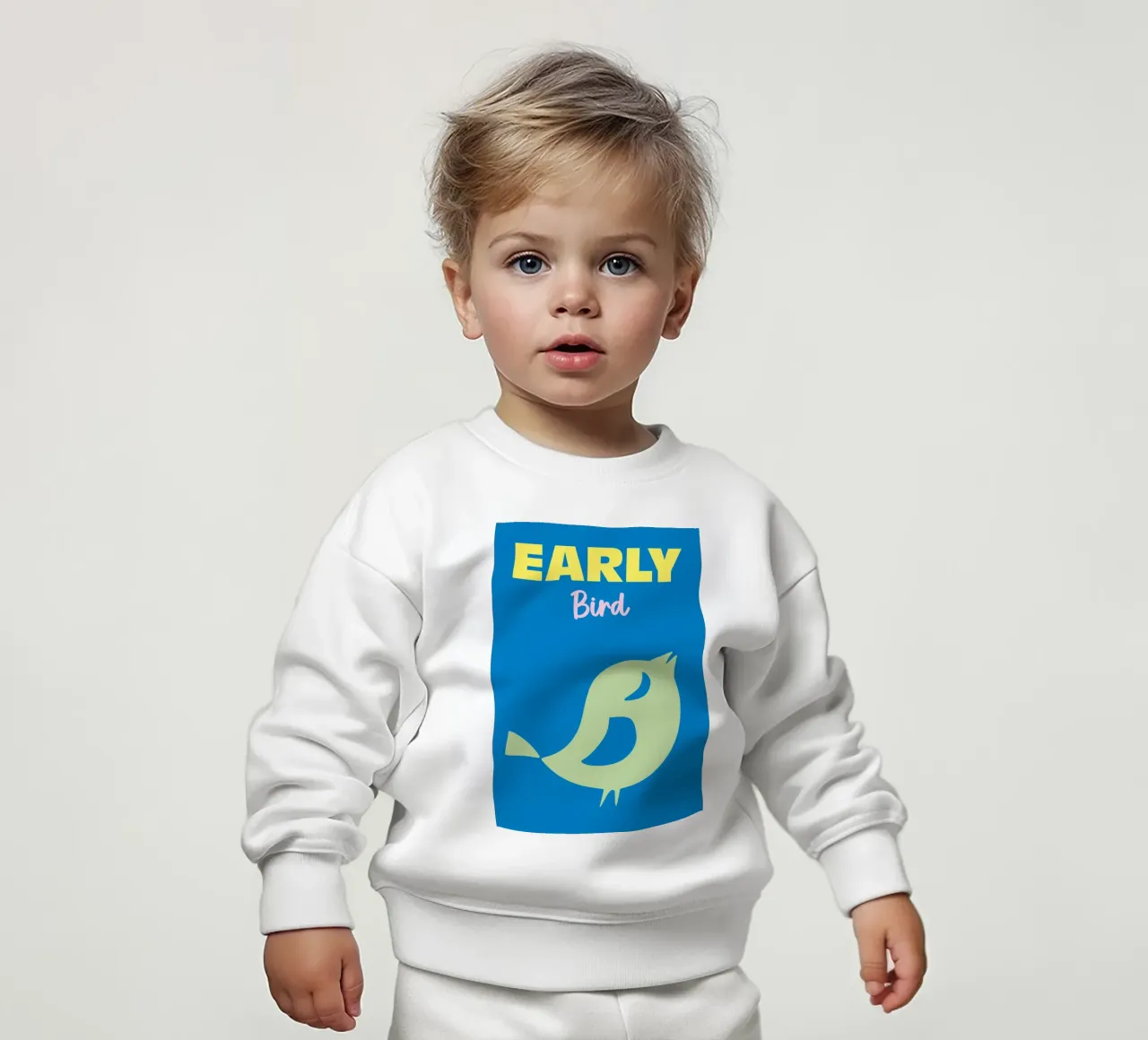 Early Bird felpa neonato da Colorful Homes