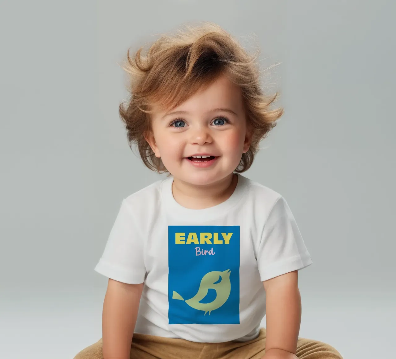 Early Bird maglietta neonato da Colorful Homes