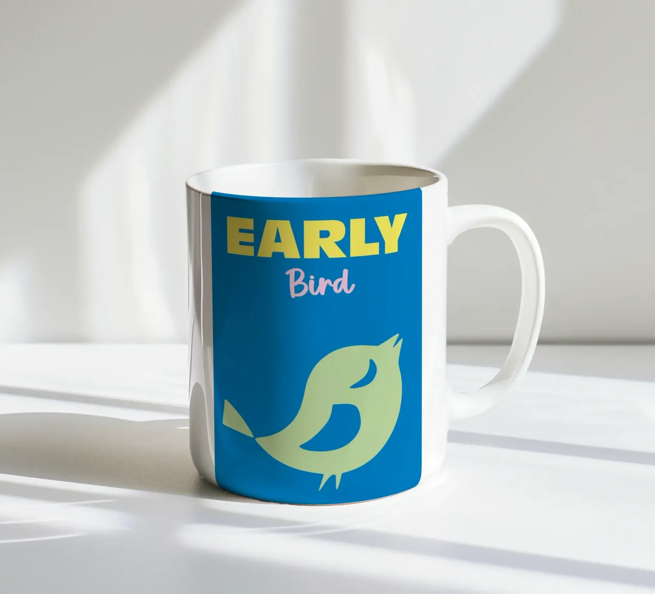 Early Bird tazza in ceramica da Colorful Homes