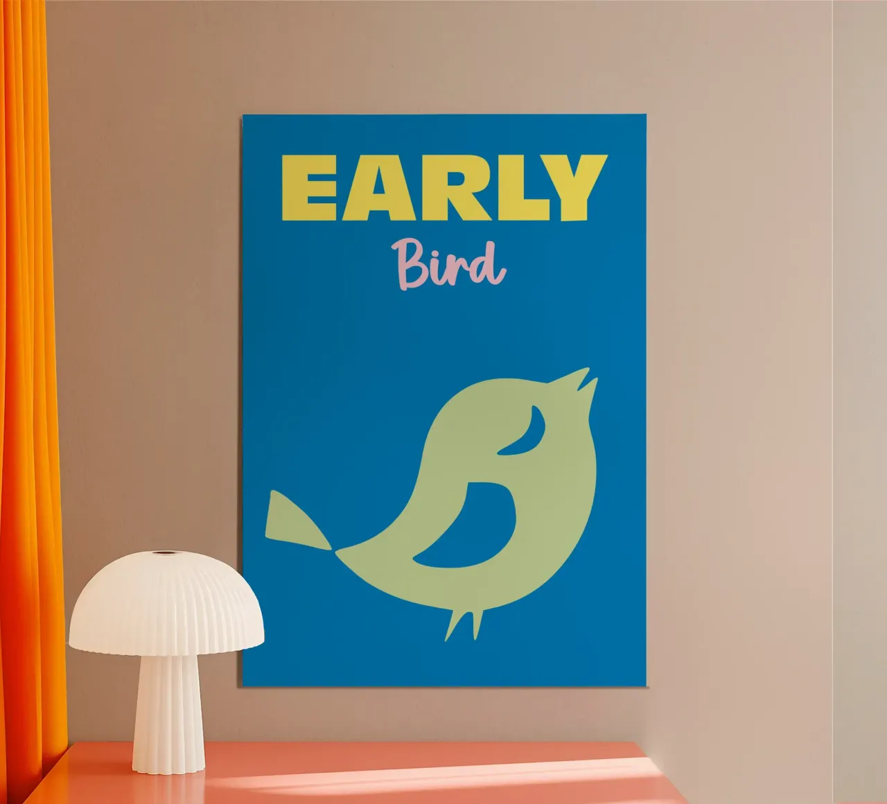 Early Bird alluminio dibond da Colorful Homes
