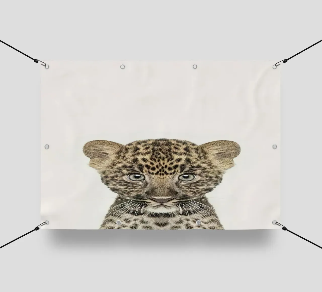 Bambino leopardo telo in pvc da Emil Art Studio