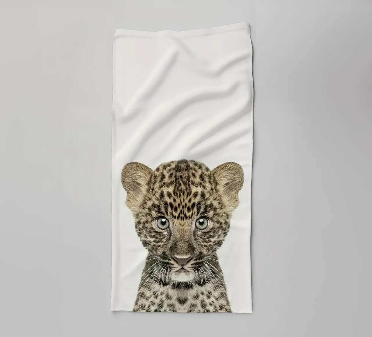 Bambino leopardo asciugamano da bagno da Emil Art Studio