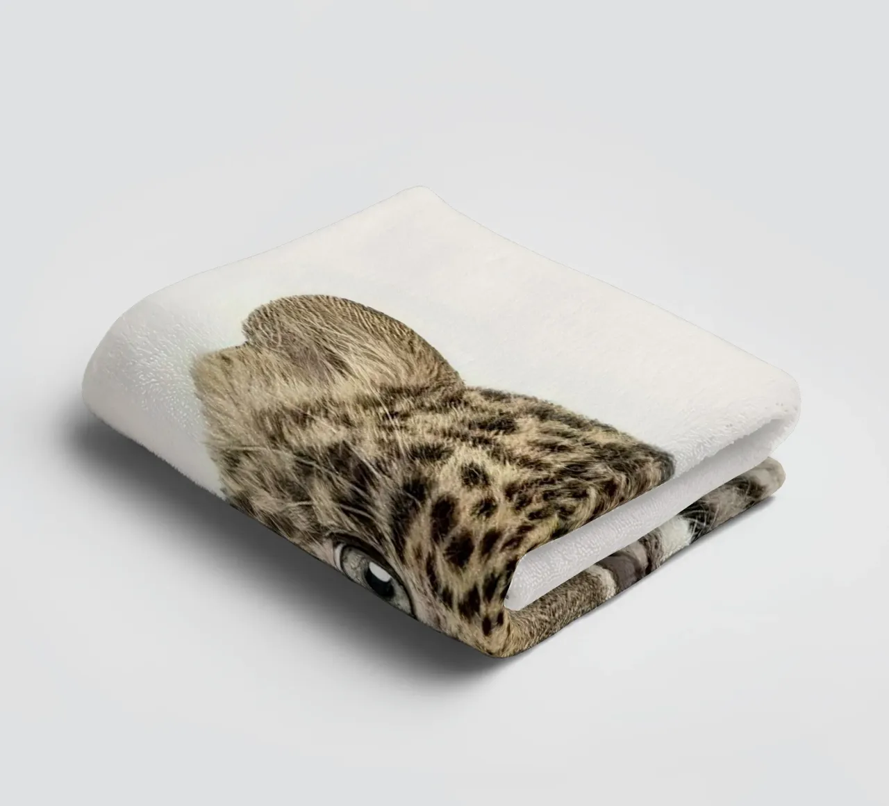 Bambino leopardo asciugamano da bagno da Emil Art Studio